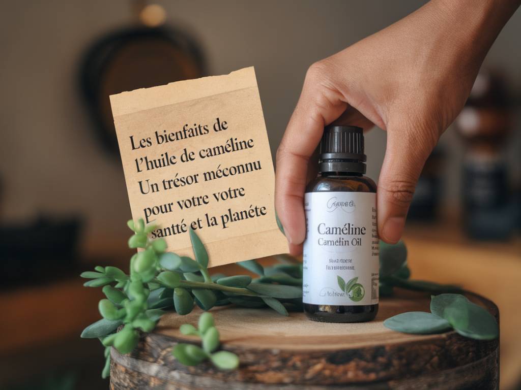 "Les bienfaits de l’huile de cameline : un trésor méconnu pour votre santé et la planète"